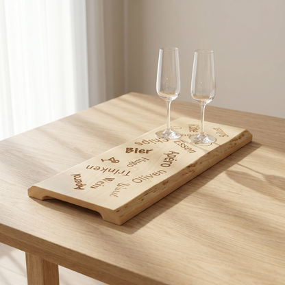 Aperoplatte Holz – Personalisiert & handgemacht in der Schweiz